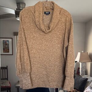 Maeve Tan Heather Petite Cowl Neck Tunic
